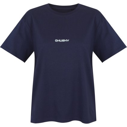 Dámské bavlněné triko HUSKY Tee Stamp L modré (Velikost L)