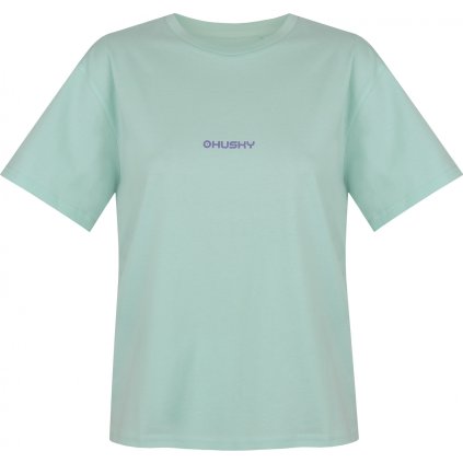 Dámské bavlněné triko HUSKY Tee Stamp L modré (Velikost L)