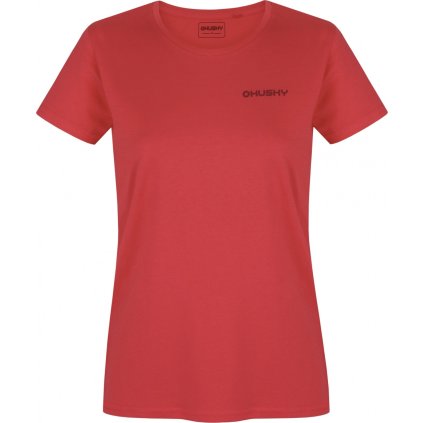 Dámské bavlněné triko HUSKY Tee Walker L růžové (Velikost XXL)