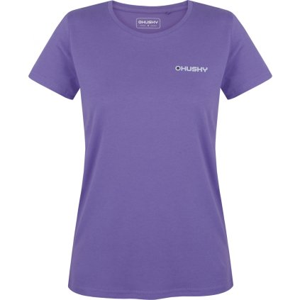 Dámské bavlněné triko HUSKY Tee Walker L fialové (Velikost XXL)