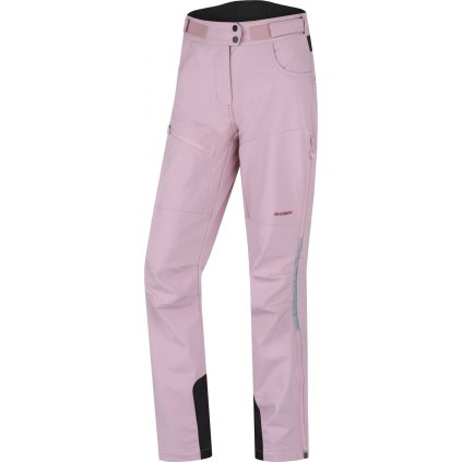 Dámské softshellové kalhoty HUSKY Keson L růžové (Velikost XS)