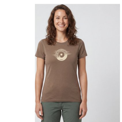 Dámské bambusové triko HUSKY Mertis L béžové (Velikost L)