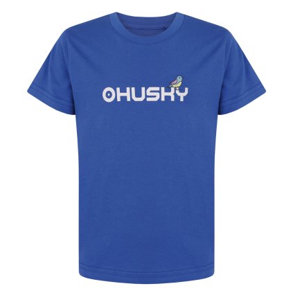 Dětské bavlněné triko HUSKY Tee Birdie K modré (Velikost 128)