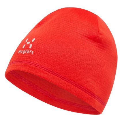 Lehká čepice Haglöfs L.I.M. Winter - červená (Velikost S-M)