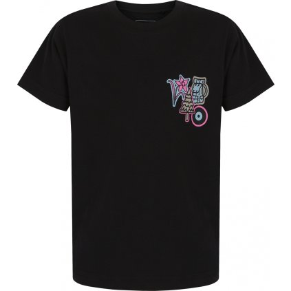 Dětské bavlněné triko HUSKY Tee Patch K černé (Velikost 128)