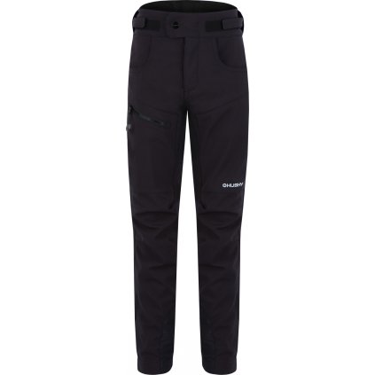 Dětské softshellové kalhoty HUSKY Keson K černé (Velikost 140)