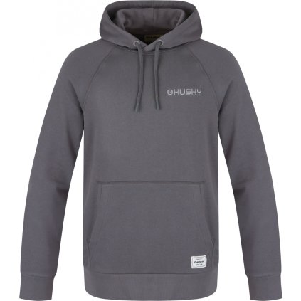 Pánská bavlněná mikina HUSKY Buggy M šedá (Velikost M)