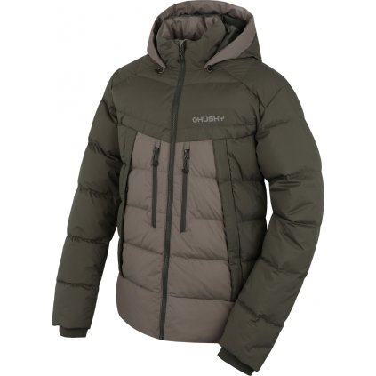 Pánská péřová bunda HUSKY Durra M zelená (Velikost XXL)