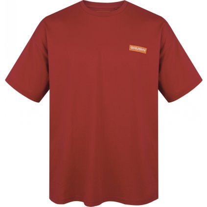 Pánské bavlněné triko HUSKY Tee Panorama M červené (Velikost XXXL)