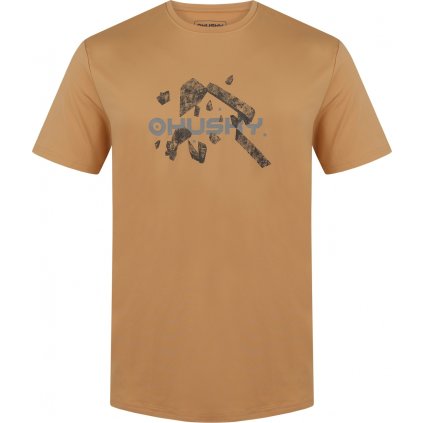 Pánské funkční triko HUSKY Tywe M mustard (Velikost S)