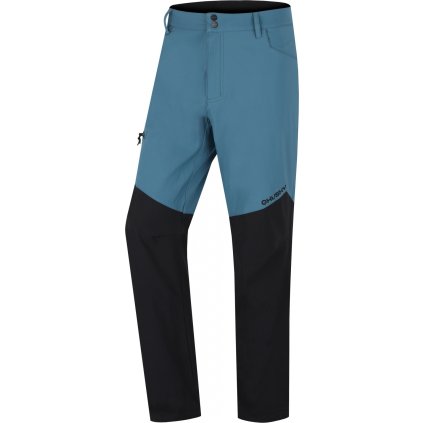 Pánské softshellové kalhoty HUSKY Kavia M turquoise/black (Velikost S)