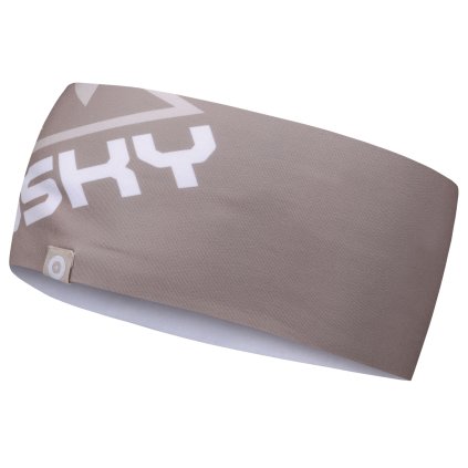 Sportovní čelenka HUSKY Ciw béžová (Velikost OneSize)