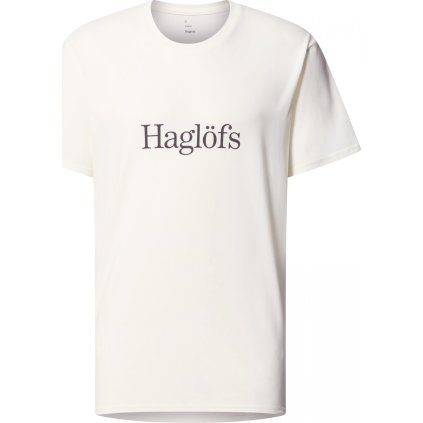 Pánské bavlněné triko Haglöfs Outsiders - bílá (Velikost S)