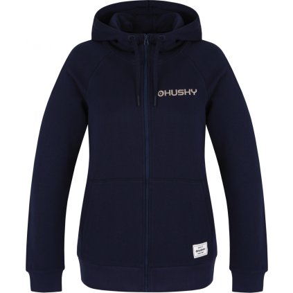 Dámská bavlněná mikina HUSKY Brool L modrá (Velikost XL)