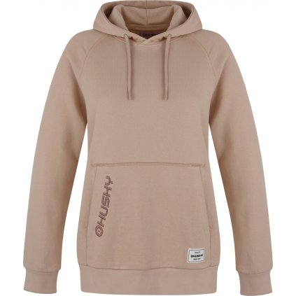 Dámská bavlněná mikina HUSKY Buggy L béžová (Velikost S)