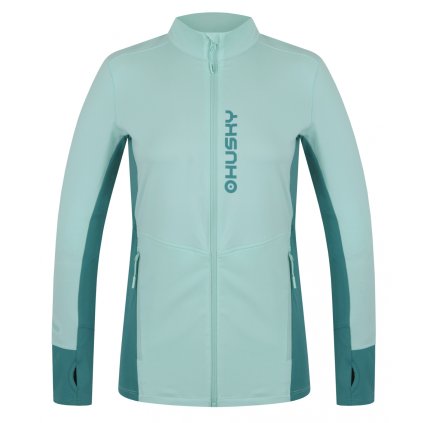 Dámská mikina se zipem HUSKY Tame zip L modrá (Velikost L)