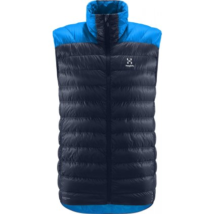 Pánská péřová vesta Haglöfs L.I.M Down - tmavě modrá (Velikost S)