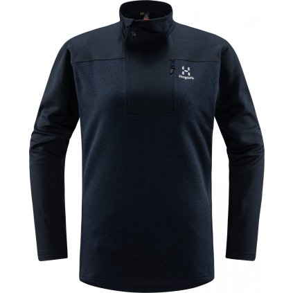 Dámská technická mikina Haglöfs ROC Flash Mid Halfzip - tmavě modrá (Velikost XS)