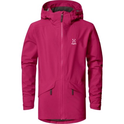 Dětská bunda Haglöfs Husk - růžová (Velikost 128)