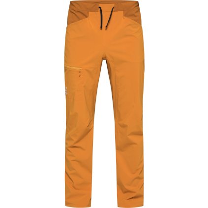 Pánské strečové kalhoty Haglöfs ROC Lite Standard - hnědá (Velikost 46)