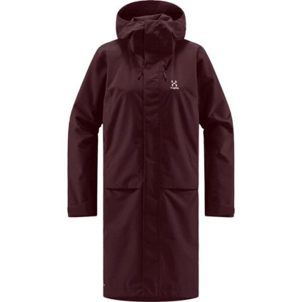 Dámská parka Haglöfs Aria Proof - hnědá (Velikost XS)