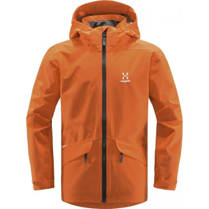 Dětská bunda Haglöfs Mila - žlutá (Velikost 128)