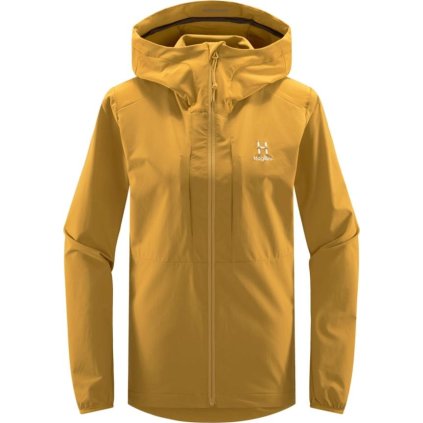 Dámská softshellová bunda Haglöfs Discover touring - oranžová (Velikost XS)