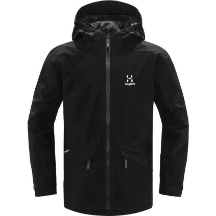 Dětská bunda Haglöfs Husk - černá (Velikost 128)