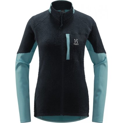 Dámská mikina Haglöfs Touring Mid - modrá/sv.modrá (Velikost XS)