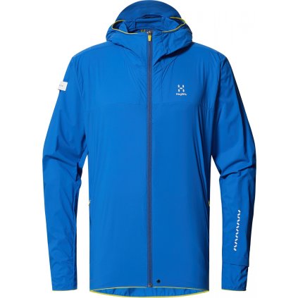 Pánská běžecká bunda Haglöfs Tempo Trail - modrá (Velikost S)