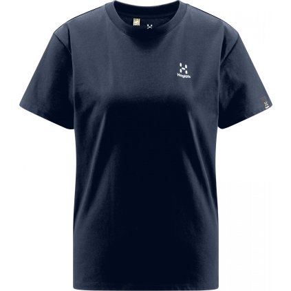 Dámské bavlněné triko Haglöfs Camp - tmavě modrá (Velikost S)