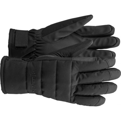 Zimní rukavice CRAFT Explore Padded - černá (Velikost XXS)