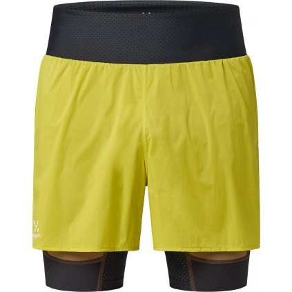 Pánské běžecké šortky Haglöfs L.I.M IT 2v1 - zelená (Velikost S)