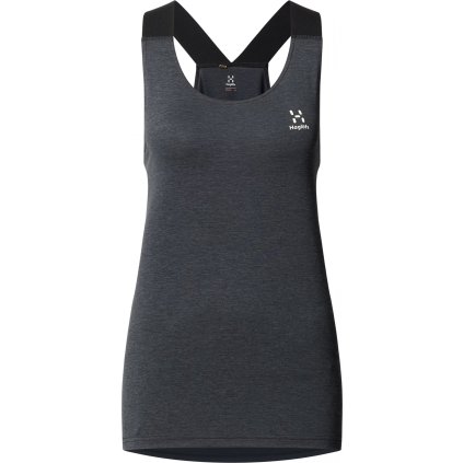 Dámský ultralehký nátělník Haglöfs Ridge Hike - černá (Velikost XS)