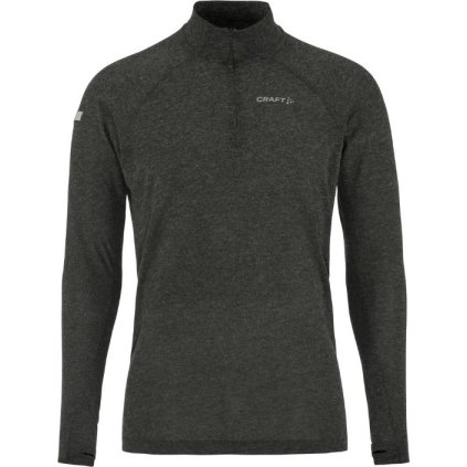 Pánské funkční triko CRAFT ADV SubZ Wool LS 3 - černá (Velikost S)
