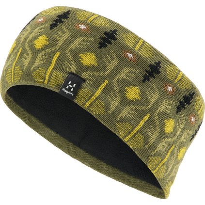 Teplá čelenka Haglöfs Mountain Jaguard - zelená (Velikost UNI)