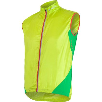 Pánská vesta SENSOR Parachute extralite zelená (Barva zelená, Velikost S)