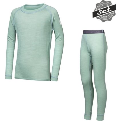 Dětský merino set SENSOR Air basil green (Barva zelená, Velikost 90)