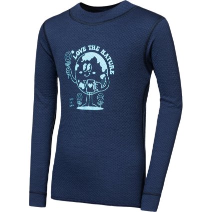 Dětské merino triko SENSOR Df Planet deep blue (Barva modrá, Velikost 100)