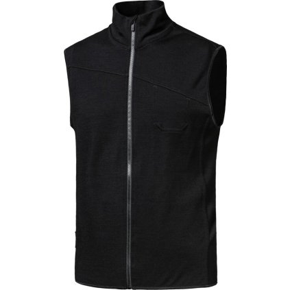 Pánská merino vesta SENSOR Extreme up černá (Velikost XL, Barva černá)