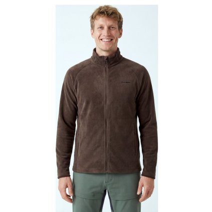 Pánská fleecová mikina HUSKY Aflee M hnědá (Velikost M)