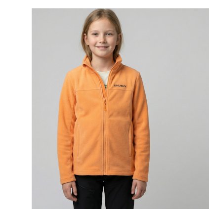 Dětská fleecová mikina HUSKY Aflee K oranžová (Velikost 146)