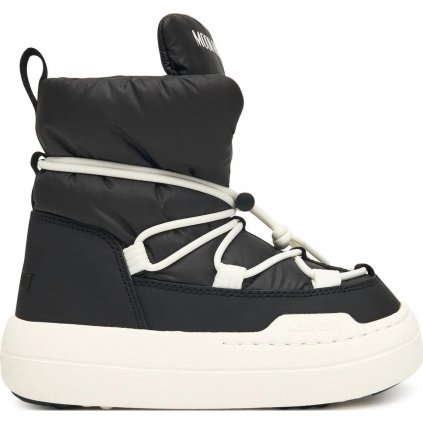 Dětské zimní boty MOON BOOT mb jr park lace mid, N001 black (Velikost 27)