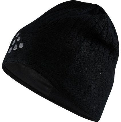 Čepice CRAFT Adv Windblock Knit černá (Velikost S-M)