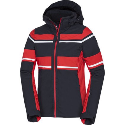 Pánská lyžařská bunda NORTHFINDER Bernard červená/černá (VELIKOST XL)