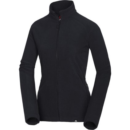 Dámská fleecová mikina NORTHFINDER Agnes černá (VELIKOST 2XL)