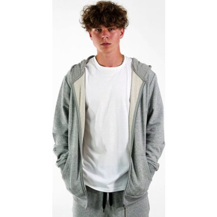 Pánská celorozepínací mikina NORTHFINDER Bronky šedá (VELIKOST M)