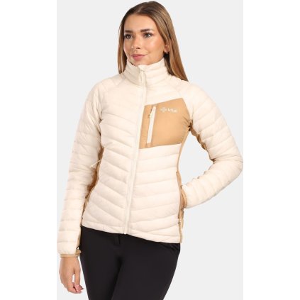 Dámská zateplená bunda KILPI Actis béžová (Velikost 48)