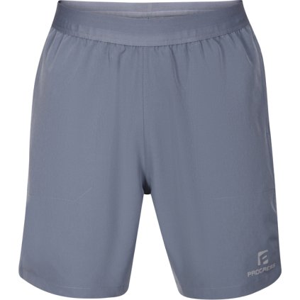 Pánské sportovní šortky PROGRESS Vantar šedo-modrá (Velikost S)