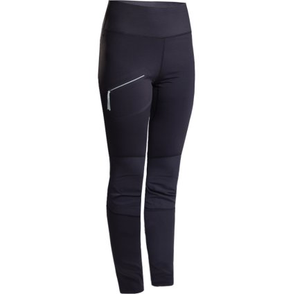 Dámské outdoorové legíny PROGRESS Treqa černé (Velikost S)